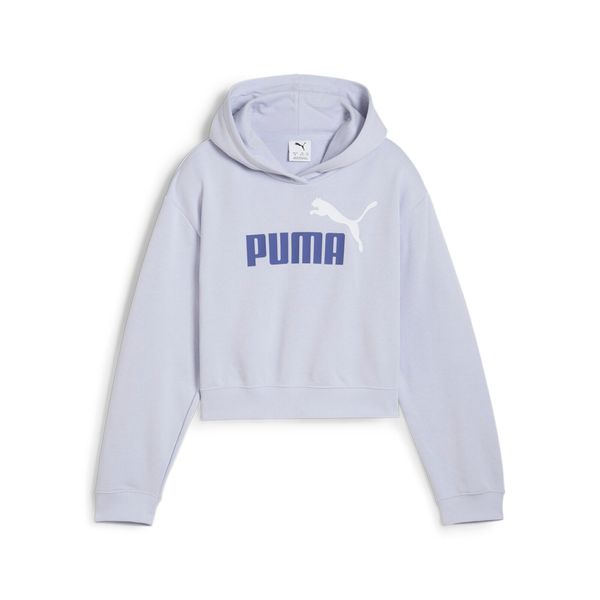Dziewczęca bluza z kapturem Puma Essentials 2 color No. 1 Logo TR. Niebieskie bluzy z kapturem damskie Puma, m, z bawełny. Za 179.35 zł.