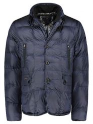 Geographical Norway Kurtka zimowa "Capacity" w kolorze granatowym rozmiar: S. Niebieskie kurtki męskie Geographical Norway, na zimę, s, bez wzorów, ze skóry, bez kaptura. Za 227.74 zł.