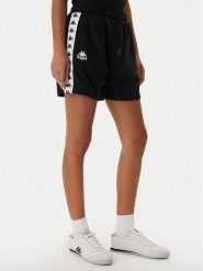Kappa Szorty sportowe Banda Ivissa 361R6NW Czarny Regular Fit. Czarne spodenki sportowe damskie Kappa, xs, z bawełny. Za 129.99 zł.