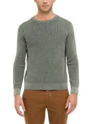 Mustang Sweter w kolorze zielonym rozmiar: XL. Zielone swetry męskie Mustang, xl, bez wzorów, z bawełny, bez kołnierzyka. Za 209.33 zł.