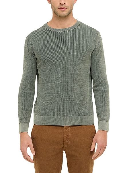 Mustang Sweter w kolorze zielonym rozmiar: 3XL. Zielone swetry męskie Mustang, xl, bez wzorów, z bawełny, bez kołnierzyka. Za 165.71 zł.