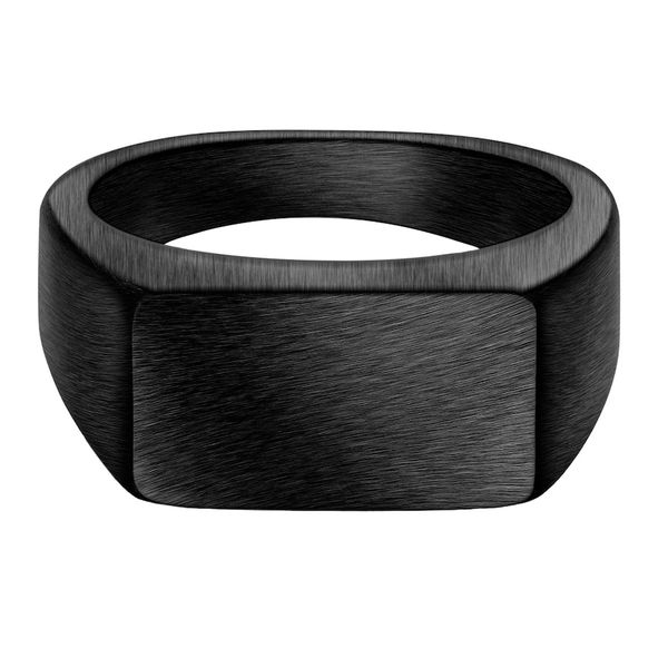 True Rebels Pierscionek ze Stali Nierdzewnej w czarnym Biżuteria męska 1 ct Męskie. Czarna biżuteria dla mężczyzn True Rebels, ze stali. Za 159.99 zł.