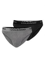 Slipy męskie U-ROBUST. Szare bokserki męskie Volcano, bez wzorów, z bawełny. Za 69.99 zł.