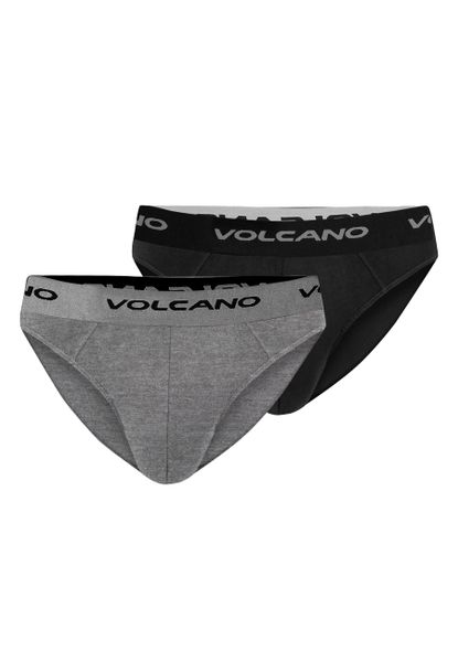 Slipy męskie U-ROBUST. Szare bokserki męskie Volcano, bez wzorów, z bawełny. Za 69.99 zł.