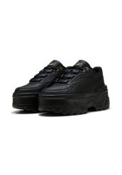 Buty sportowe damskie Puma Karmen X tra. Czarne buty sportowe na co dzień damskie Puma, bez wzorów, z materiału. Za 325.32 zł.