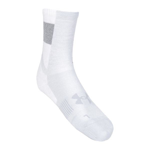 Skarpety treningowe Under Armour ArmourDry Run Crew. Białe skarpetki damskie Under Armour, bez wzorów. Za 29.99 zł.