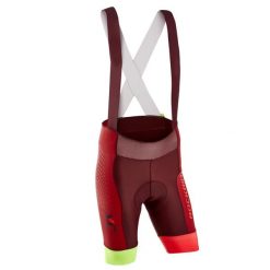 Spodenki na rower MTB XC MARATHON. Czerwone szorty męskie ROCKRIDER, na lato, bez wzorów, z bawełny. Za 179.99 zł.
