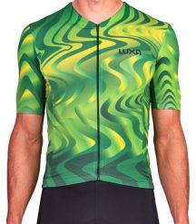 Koszulka Kolarska Pulse. Zielone t-shirty sportowe męskie LUXA, na lato, m, z dzianiny, bez ramiączek, na fitness i siłownię. Za 449.00 zł.