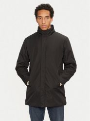 Brave Soul Parka MJK-MEMPHISV2 Czarny Regular Fit. Czarne parki męskie Brave Soul, m, bez wzorów, z syntetyku. Za 259.99 zł.