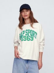 GAP Bluza w kolorze szarym rozmiar: XS. Szare bluzy bez kaptura damskie GAP, xs. Za 87.81 zł.
