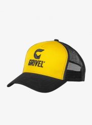 Czapka z daszkiem Grivel Trucker Cap Logo - yellow. Żółte czapki męskie GRIVEL, bez wzorów. Za 105.59 zł.