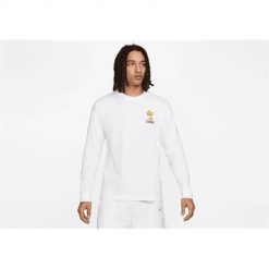 Koszulka sportowa męska Nike Lebron James Sfg. Białe t-shirty sportowe męskie Nike, m, bez ramiączek. Za 273.00 zł.