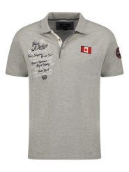 Canadian Peak Koszulka polo "Kancreak" w kolorze szarym rozmiar: S. Szare koszulki polo męskie Canadian Peak, s, bez wzorów, z bawełny, bez ramiączek. Za 88.23 zł.