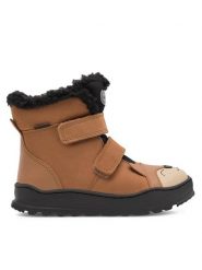 Lasocki Kids Kozaki TYSON CI12-TYSON-03(III)CH Brązowy. Brązowe buty zimowe chłopięce Lasocki Kids, z nubiku, bez zapięcia. Za 129.99 zł.