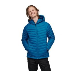 Kurtka puchowa męska Black Diamond Access Down Hoody. Niebieskie kurtki męskie Black Diamond, m, bez wzorów, z puchu, bez kaptura. Za 549.99 zł.