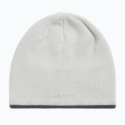 Czapka Musto Knitted Beanie. Szare czapki męskie Musto, na zimę, bez wzorów, z materiału, eleganckie. Za 109.99 zł.