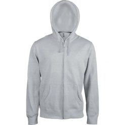 Bluza z kapturem na zamek błyskawiczny Kariban. Szare bluzy z kapturem męskie KARIBAN, s, z bawełny. Za 219.00 zł.