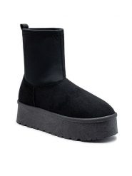 Foreverfolie Botki w kolorze czarnym rozmiar: 36. Czarne botki damskie Foreverfolie, bez obcasa, na platformie, bez zapięcia. Za 117.99 zł.