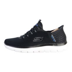 Buty Skechers High Range czarne. Białe buty sportowe na co dzień męskie Skechers, z materiału, bez zapięcia. Za 269.00 zł.