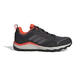 Buty adidas Terrex Tracerocker 2 GZ8915 czarne. Czarne buty trekkingowe męskie z gumy, bez zapięcia, adidas terrex. Za 591.85 zł.