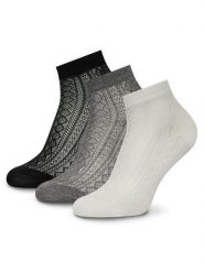Nine West Skarpety długie KR_NW_SHINY_Z_SS25 (3 PACK) Kolorowy. Skarpetki damskie Nine West, bez wzorów, z bawełny. Za 39.99 zł.
