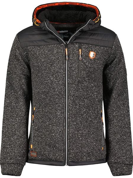 Geographical Norway Kurtka polarowa "Toledo" w kolorze antracytowym rozmiar: XL. Czarne kurtki męskie Geographical Norway, xl, bez wzorów, z polaru, bez kaptura. Za 183.45 zł.