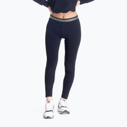 Legginsy damskie LEONE 1947 Shine On. Czarne legginsy damskie LEONE 1947, bez wzorów, na fitness i siłownię. Za 119.99 zł.