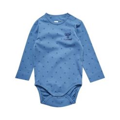 Body z długim rękawem dla dziewczynki Hummel Beesy. Niebieskie koszulki dziewczęce HUMMEL, l, bez wzorów, z bawełny, bez ramiączek. Za 117.00 zł.