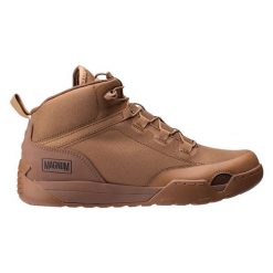 Buty outdoorowe męskie Magnum Mars Mid - brązowe, Rozmiar buta 42. Brązowe buty trekkingowe męskie MAGNUM, z gumy, bez zapięcia. Za 379.99 zł.
