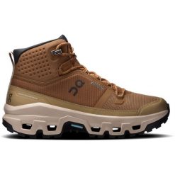 Buty damskie On Cloudrock Mid Waterproof. Brązowe obuwie trekkingowe damskie On. Za 879.99 zł.