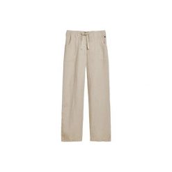 Spodnie damskie Superdry. Brązowe spodnie dresowe damskie Superdry., bez wzorów. Za 389.40 zł.