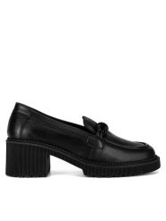 Lasocki Półbuty WI32-SL-26303 Czarny. Czarne półbuty damskie Lasocki, bez wzorów, ze skóry, bez obcasa, na obcasie. Za 249.99 zł.