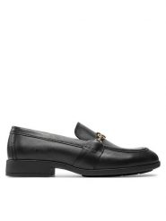Tommy Hilfiger Lordsy FW0FW08339 Czarny. Czarne mokasyny damskie Tommy Hilfiger, ze skóry. Za 419.99 zł.