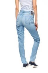 DAMSKIE SPODNIE JEANSOWE WRANGLER SARA W2129576P. Spodnie materiałowe damskie Wrangler, bez wzorów, z jeansu. Za 219.99 zł.