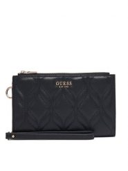 Guess Portfel Maxine Slg SWQG97 33157 Czarny. Czarne portfele damskie Guess, z aplikacjami, ze skóry. Za 294.99 zł.