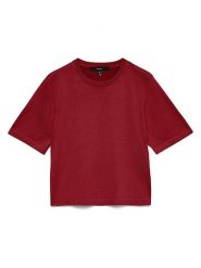 Vero Moda Sweter w kolorze bordowym rozmiar: S. Czerwone swetry klasyczne damskie Vero Moda, s, bez kołnierzyka. Za 67.40 zł.