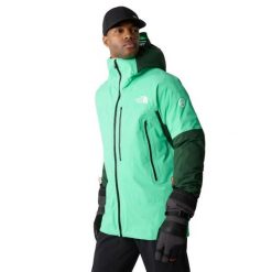 Męska kurtka narciarska The North Face. Czarne kurtki męskie The North Face, na zimę, l, bez wzorów, z materiału, bez kaptura. Za 3,087.99 zł.