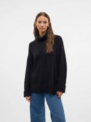 Vero Moda Golf w kolorze czarnym rozmiar: XS. Czarne golfy damskie Vero Moda, xs, bez wzorów, bez ramiączek. Za 98.95 zł.