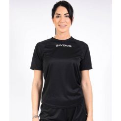 Koszulka Sportowa Givova One Microforata 4XL - Oddychająca i Lekka. Czarne bluzki sportowe damskie Givova, xl, z poliesteru, bez kołnierzyka, bez ramiączek. Za 131.99 zł.
