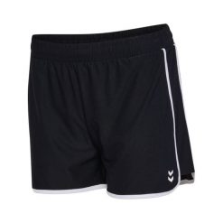 Szorty damskie Hummel Pulse Cima. Czarne spodenki sportowe damskie HUMMEL. Za 168.00 zł.