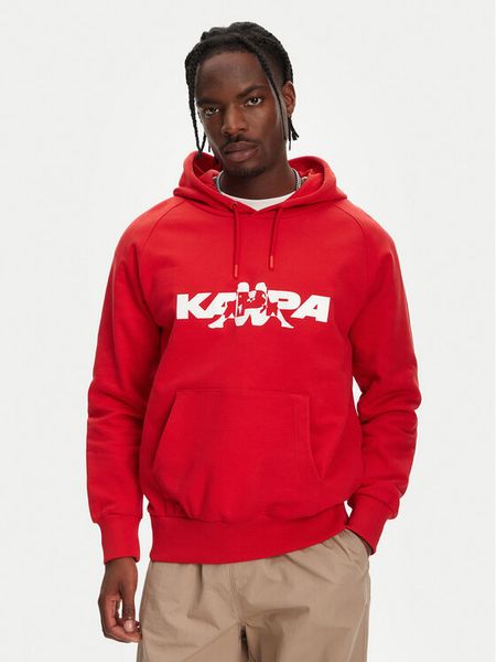 Kappa Bluza Nhayma 341V57W Czerwony Regular Fit. Czerwone bluzy bez kaptura męskie Kappa, m, z bawełny. Za 179.99 zł.
