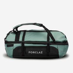 Torba trekkingowa Forclaz Duffel 500 Extend 30-40 litrów. Czarne torebki klasyczne damskie FORCLAZ, bez wzorów, z materiału, bez dodatków. Za 169.99 zł.