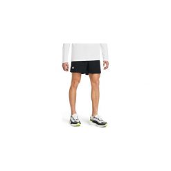 Spodenki fitness męskie UNDER ARMOUR Launch 5" Shorts Szorty. Czarne szorty sportowe męskie Under Armour, l, z poliesteru, do biegania. Za 149.99 zł.