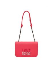 LOVE MOSCHINO Torebka JC4254PP0MKD0615 Różowy. Czerwone torebki klasyczne damskie Love Moschino, bez wzorów, ze skóry, wizytowe, bez kołnierzyka, bez ramiączek. Za 569.99 zł.