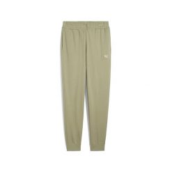 Spodnie do biegania Puma ESS Elevated. Zielone spodnie sportowe męskie Puma, z bawełny. Za 225.00 zł.
