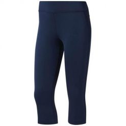 Spodnie sportowe damskie Reebok Wor PP Capri. Niebieskie spodnie sportowe damskie Reebok, xs. Za 123.00 zł.
