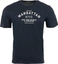 T-shirt męski Athl. Dpt Aster A2050 Niebieski. Czarne t-shirty męskie Erima, na lato, m, bez wzorów, z bawełny, bez kołnierzyka. Za 122.99 zł.