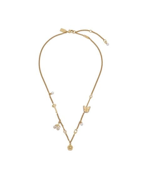 Coach Naszyjnik 37559726 Złoty. Żółte naszyjniki damskie Coach, metalowe. Za 749.99 zł.