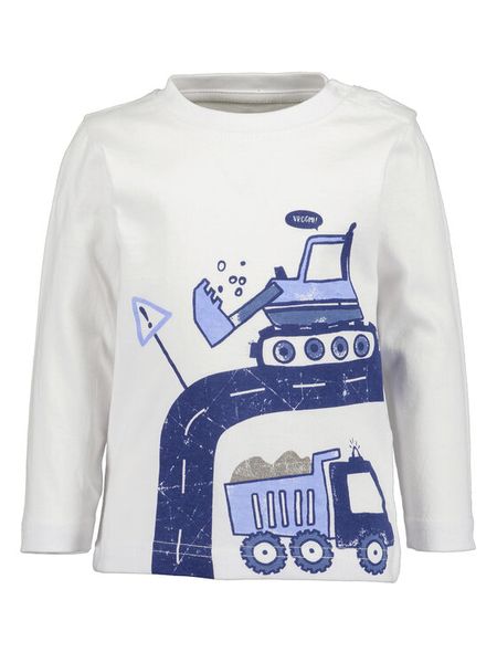 Blue Seven Bluzka 977617 X Biały Regular Fit. Białe t-shirty chłopięce Blue Seven, bez wzorów, z bawełny, bez ramiączek. Za 29.99 zł.