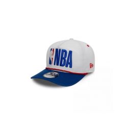 Czapka typu snapback New Era NBA. Białe czapki męskie New Era, bez wzorów. Za 202.95 zł.